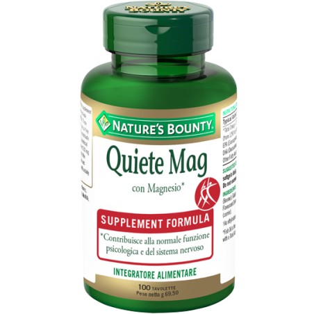 Nature' S Bounty Quiete Mag 100 Tavolette