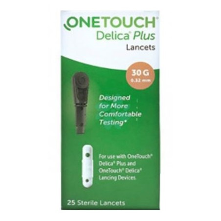 Lancette pungidito onetouch delica plus 25 pezzi Lancette pungidito onetouch delica plus 25 pezzi