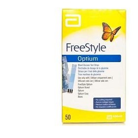 Abbott Strisce Misurazione Glicemia Freestyle Optium Test Strips 25 Pezzi