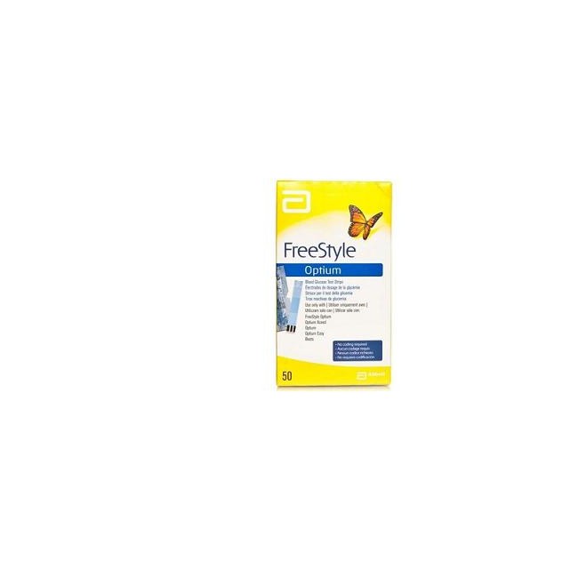 Abbott Strisce Misurazione Glicemia Freestyle Optium Test Strips 25 Pezzi