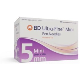 Corman Ago Per Penna Da Insulina Thinwall Bd Gauge 31 5 Mm 100 Pezzi