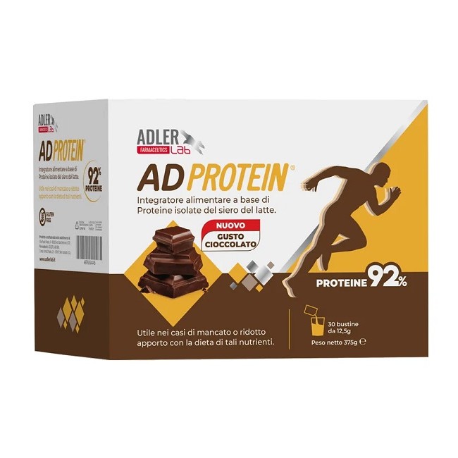 Adler Lab Adprotein Cioccolato 30 Bustine Da 12,5 G