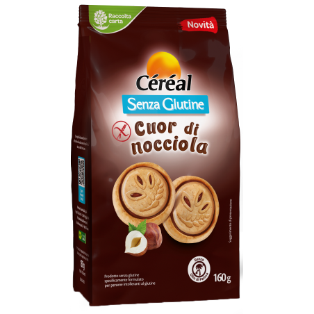 Nutrition & Santè Cereal Senza Glutine Cuor Di Nocciola 160 G