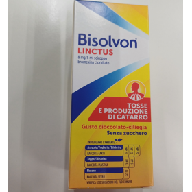Opella Healthcare Bisolvon Linctus 8 Mg/5 Ml Sciroppo - Gusto Cioccolato-ciliegia Bromexina Cloridrato