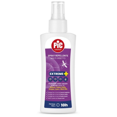 Pikdare Pic Solution Spray Repellente Multi-insetto Extreme+ 100 Ml Pikdare Pic Solution Spray Repellente Multi-insetto Extreme+ 100 Ml