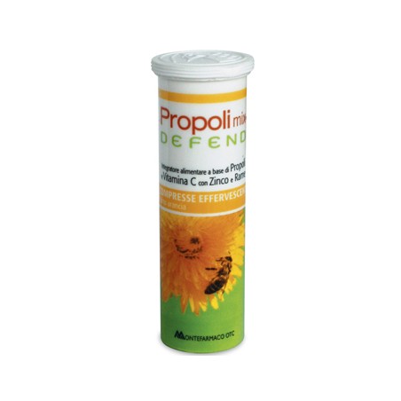Montefarmaco Propoli Mix Defend 10 Compresse Effervescenti Gusto Arancia