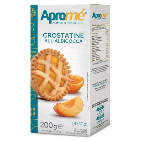 Eurospital Aprome' Crostatine Albicocca 4 Pezzi Da 50 G Eurospital Aprome' Crostatine Albicocca 4 Pezzi Da 50 G