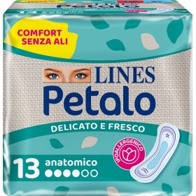 Fater Lines Petalo Blu Assorbente Anatomico 13 Pezzi
