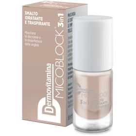 Pasquali Dermovitamina Micoblock 3in1 Smalto Idratante E Traspirante Beige 5 Ml