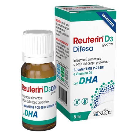 Noos Reuterin D3 Difesa Gocce Con Dha 8 Ml Noos Reuterin D3 Difesa Gocce Con Dha 8 Ml