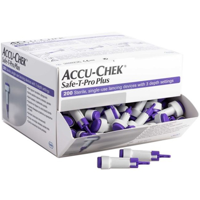 Roche Lancette Pungidito Accu-chek Safe T Pro Plus Pd 200 Pezzi Roche Lancette Pungidito Accu-chek Safe T Pro Plus Pd 200 Pezzi