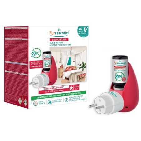 Puressentiel Cofanetto Clip & Diffuse Diffusore + Miscela 30 Ml Puressentiel Cofanetto Clip & Diffuse Diffusore + Miscela 30 Ml