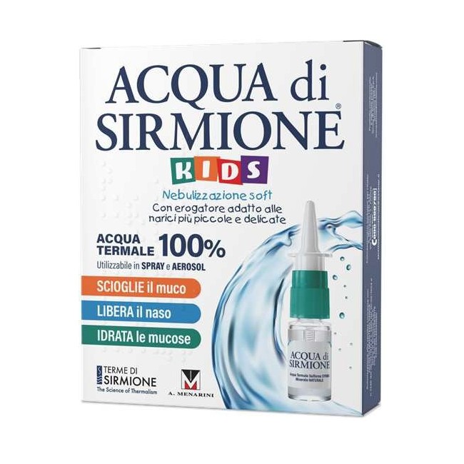 Acqua Di Sirmione Kids Nebulizzazione Soft Acqua Termale 100% 6 Flaconcini Pluridose X 15 Ml Acqua Di Sirmione Kids Nebulizzazione Soft Acqua Termale 100% 6 Flaconcini Pluridose X 15 Ml