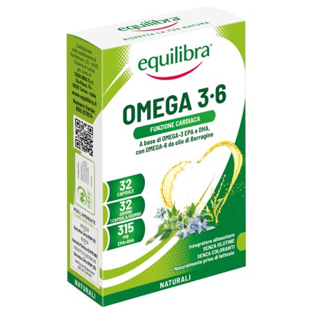 Equilibra Omega 3-6 32 Capsule Equilibra Omega 3-6 32 Capsule