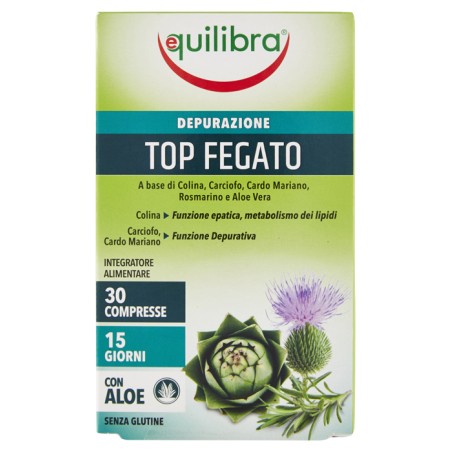 Equilibra Top Fegato Con Aloe 30 Compresse Equilibra Top Fegato Con Aloe 30 Compresse