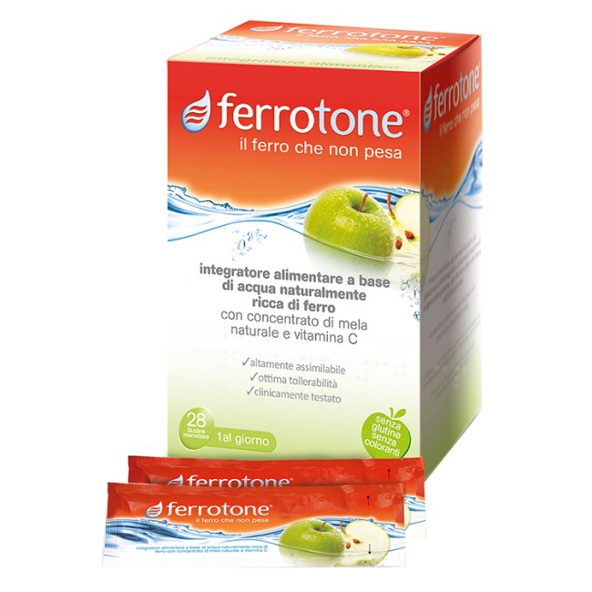 Schwabe Pharma Ferrotone Apple 28 Sacchetti 25 Ml Schwabe Pharma Ferrotone Apple 28 Sacchetti 25 Ml