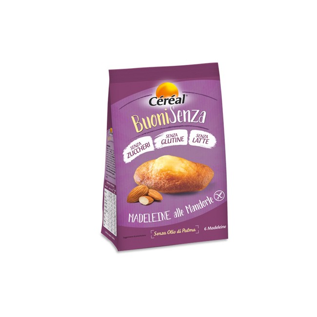 Nutrition & Santè Cereal Buonisenza Madeleine Alle Mandorle 180 G Nutrition & Santè Cereal Buonisenza Madeleine Alle Mandorle 180 G