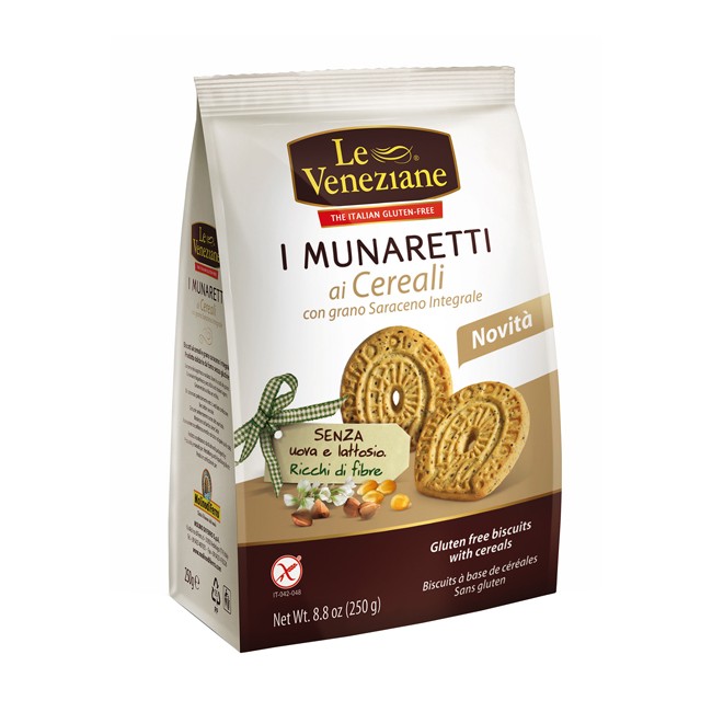 Molino Di Ferro Le Veneziane Munaretti Biscotti Cereali Grano Saraceno Integrale 250 G Molino Di Ferro Le Veneziane Munaretti Biscotti Cereali Grano Saraceno Integrale 250 G