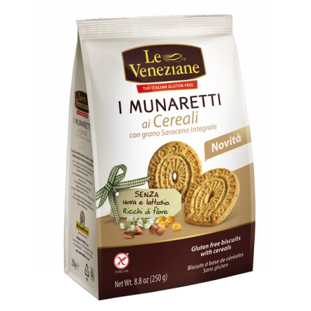 Molino Di Ferro Le Veneziane Munaretti Biscotti Cereali Grano Saraceno Integrale 250 G Molino Di Ferro Le Veneziane Munaretti Biscotti Cereali Grano Saraceno Integrale 250 G