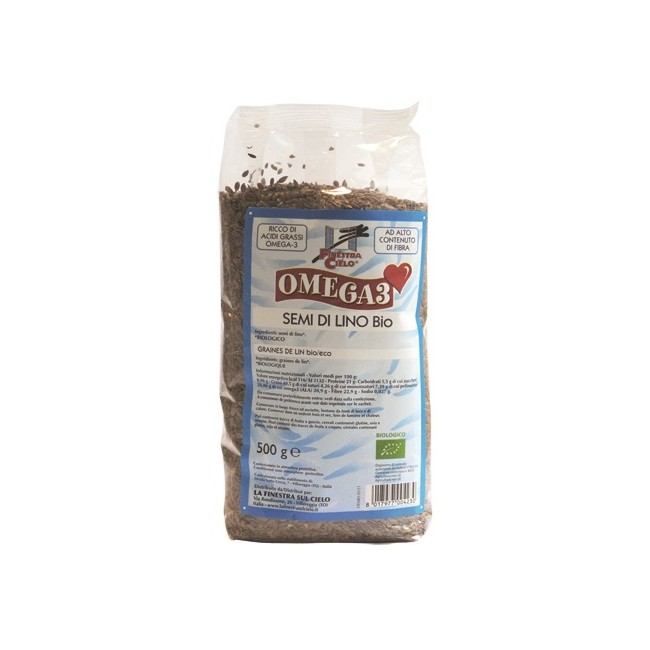 La Finestra Sul Cielo Fsc Omega3 Semi Di Lino Bio Ad Alto Contenuto Di Fibra 500 G La Finestra Sul Cielo Fsc Omega3 Semi Di Lino Bio Ad Alto Contenuto Di Fibra 500 G