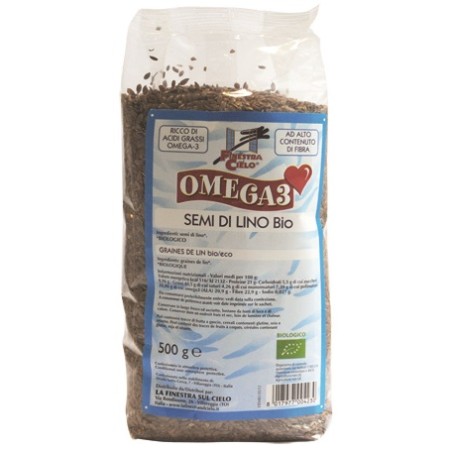 La Finestra Sul Cielo Fsc Omega3 Semi Di Lino Bio Ad Alto Contenuto Di Fibra 500 G La Finestra Sul Cielo Fsc Omega3 Semi Di Lino Bio Ad Alto Contenuto Di Fibra 500 G