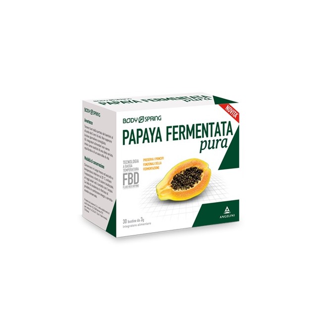 Angelini Body Spring Papaya Fermentata Pura 30 Bustine Angelini Body Spring Papaya Fermentata Pura 30 Bustine