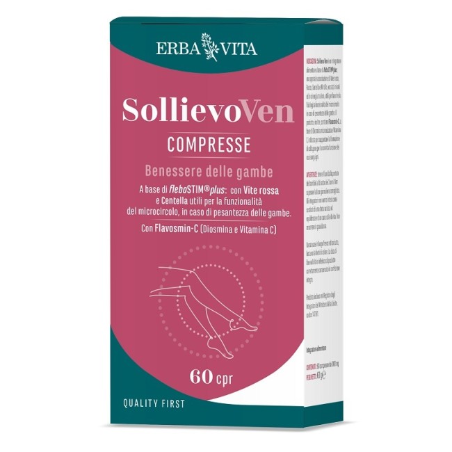 Erba Vita Sollievo Ven 60 Compresse