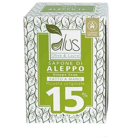 Alcea Alus Olice & Laurel Sapone Di Aleppo Fatto A Mano 15% 200 G