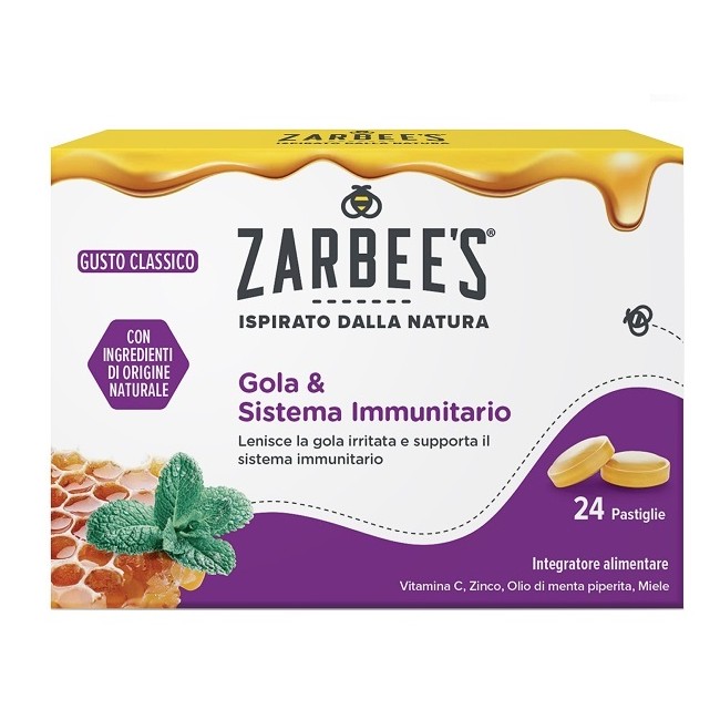 Johnson & Johnson Zarbee's Gola & Sistema Immunitario 24 Pastiglie Johnson & Johnson Zarbee's Gola & Sistema Immunitario 24 Pastiglie
