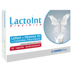 Cortex Lactoint Diecimila 30 Capsule Acidoresistenti Senza Glutine