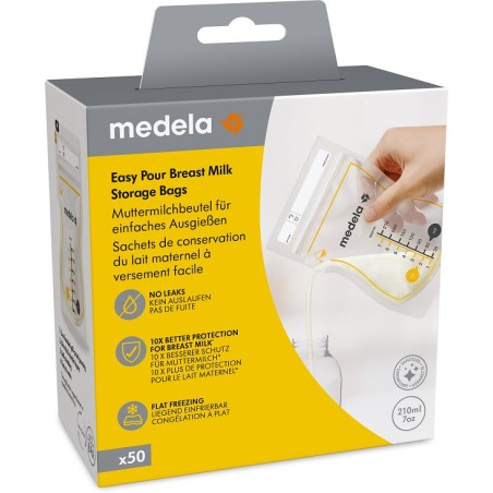 Medela Easy Pour Sacca Conservazione Latte Materno 50 Pezzi Medela Easy Pour Sacca Conservazione Latte Materno 50 Pezzi