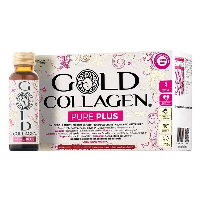 Minerva Research Labs Gold Collagen Pure Plus 10 Flaconcini Da 50 Ml