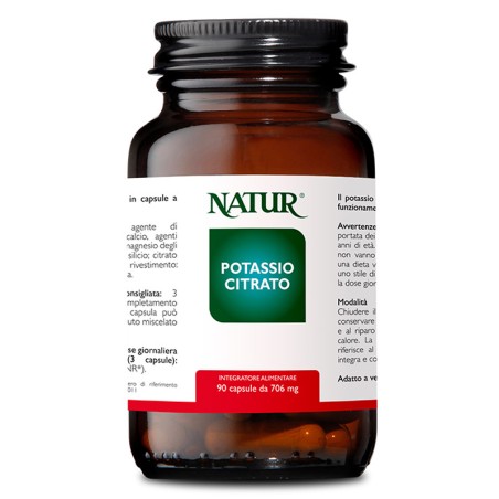Natur Potassio Citrato 90 Capsule Natur Potassio Citrato 90 Capsule