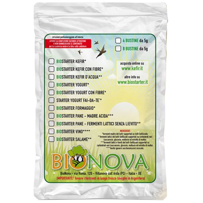 Bionova Biostarter Per Kefir D'acqua Bionova Biostarter Per Kefir D'acqua