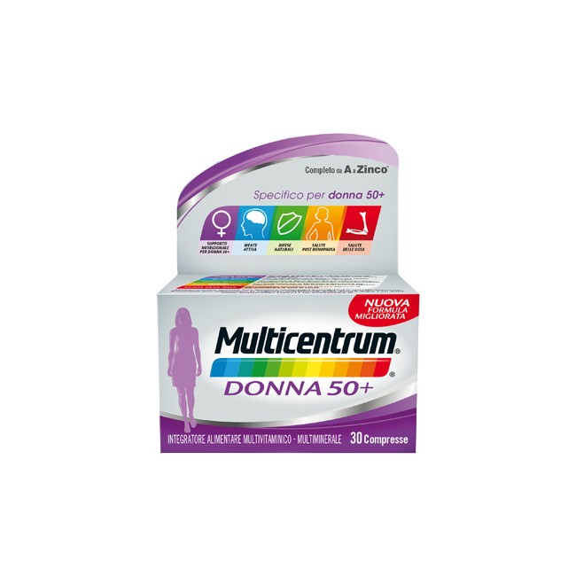 Multicentrum donna 50+ 60 compresse Multicentrum donna 50+ 60 compresse