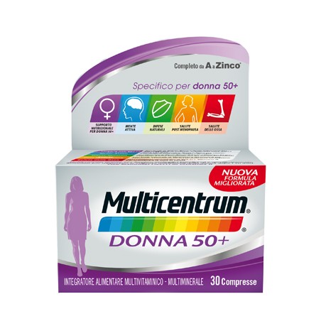Multicentrum donna 50+ 60 compresse Multicentrum donna 50+ 60 compresse