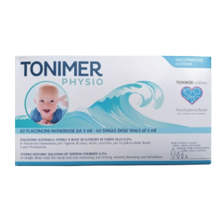 Istituto Ganassini Tonimer Physio Monodose 60 Soluzione Nasale 60 Flaconcini 5 Ml