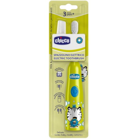 Chicco Spazzolino Elettrico Tigre Giallo Chicco Spazzolino Elettrico Tigre Giallo