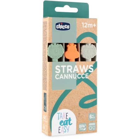 Chicco Cannucce Silicone 12 Mesi+ Chicco Cannucce Silicone 12 Mesi+