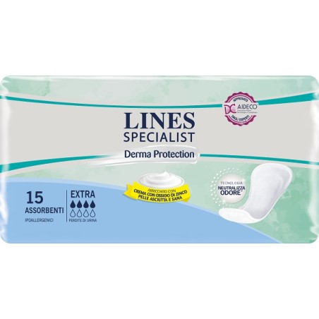 Fater Lines Specialist Dermatologica Pannolone Sagomato Extra 15 Pezzi