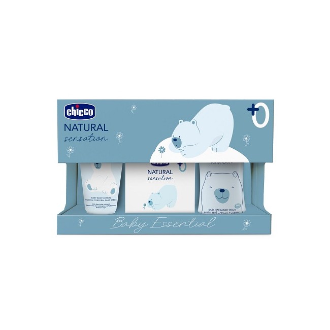 Chicco Natural Sensation Set Bagnoshampoo+crema Corpo+profumo Chicco Natural Sensation Set Bagnoshampoo+crema Corpo+profumo