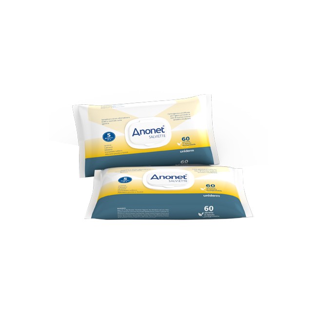 Uniderm Farmaceutici Anonet Salviette 60 Pezzi