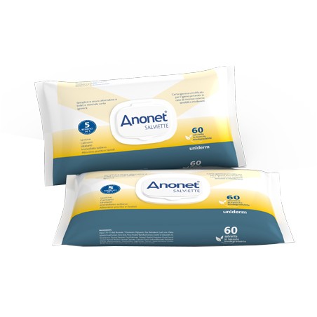 Uniderm Farmaceutici Anonet Salviette 60 Pezzi