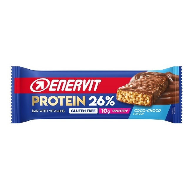 Enervit Sport Protein Bar 26% Coco Choco 40 G Enervit Sport Protein Bar 26% Coco Choco 40 G