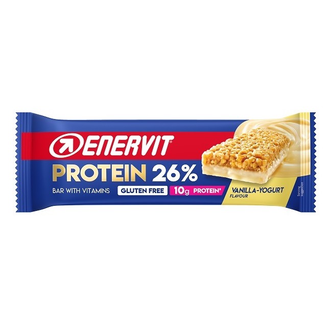 Enervit Sport Protein Bar 26% Vaniglia Yogurt 40 G Enervit Sport Protein Bar 26% Vaniglia Yogurt 40 G