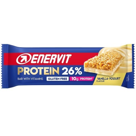 Enervit Sport Protein Bar 26% Vaniglia Yogurt 40 G Enervit Sport Protein Bar 26% Vaniglia Yogurt 40 G