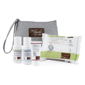 Artsana Fiocchi Di Riso Cofanetto Bebe' Pasta Cambio 15 Ml + Detergente Corpo E Capelli Talco 50 Ml + Detergente Intimo Mioderm