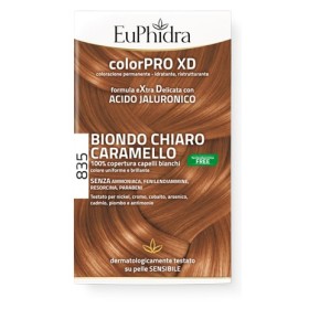 Zeta Farmaceutici Euphidra Colorpro Gel Colorante Capelli Xd 835 Caramello 50 Ml + Attivante + Balsamo + Guanti