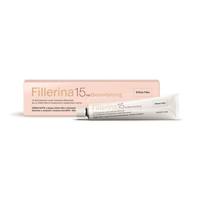 Labo Fillerina 15 Ha Biorevitalizing Night Cream Grado 3 Bio Tubo 50 Ml Labo Fillerina 15 Ha Biorevitalizing Night Cream Grado 3 Bio Tubo 50 Ml