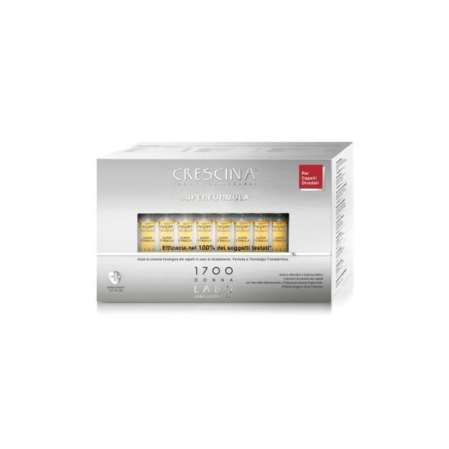 Crescina Isole Follicolari Super Formula 1700 Donna 40 Fiale 3,5 Ml